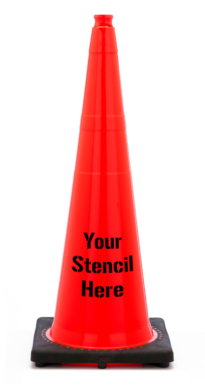 36" 10 LB. Traffic Cone Traffic Cones For Less