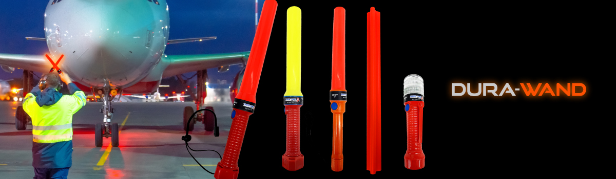 Traffic Cones For Less "Durawand Aviation Marshalling Wands: Setting the Standard for Durability and Safety in all Weather Conditions"
