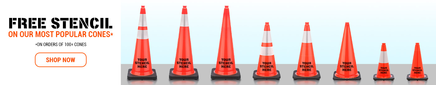 Free Traffic Cones Custom Cone Stencils