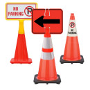 Traffic Cone Signs