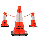 Parking Cones with Chains