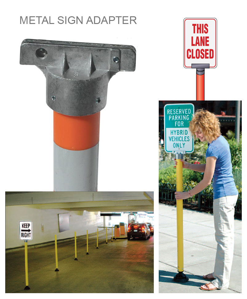 48" Gorilla Post Delineator Traffic Cones For Less