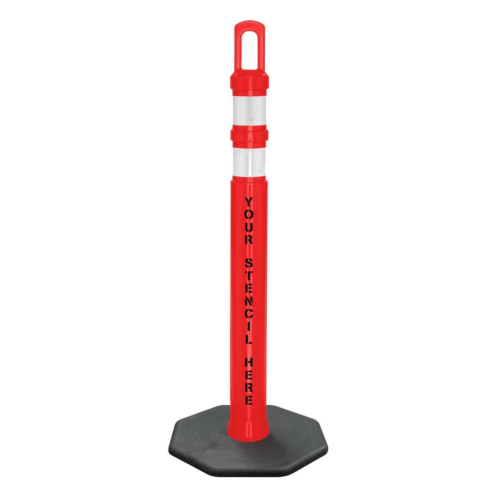 Aviation Safety Wing Tip Marker Cones w/Reflective Collars