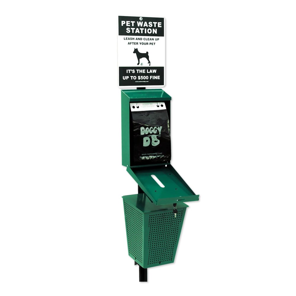 Pet Waste Station w/Pet Waste Hanger Bags