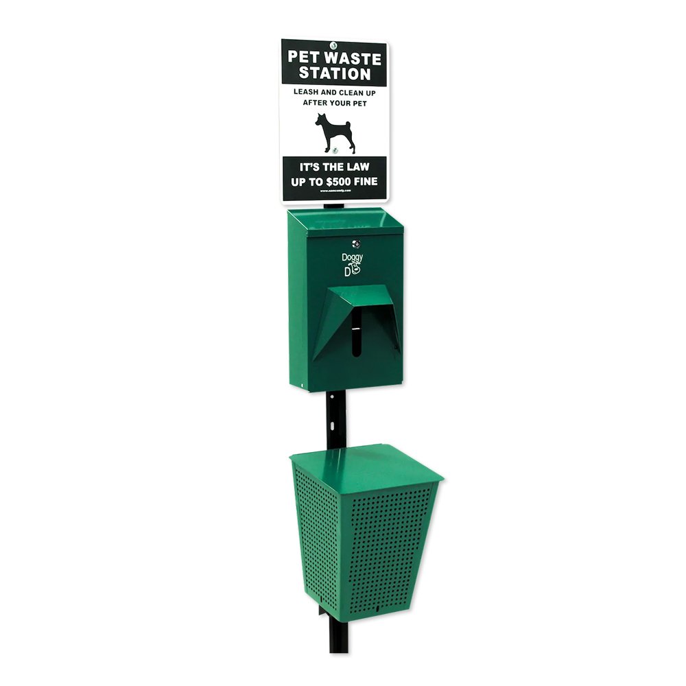 Pet Waste Station w/Pet Waste Hanger Bags