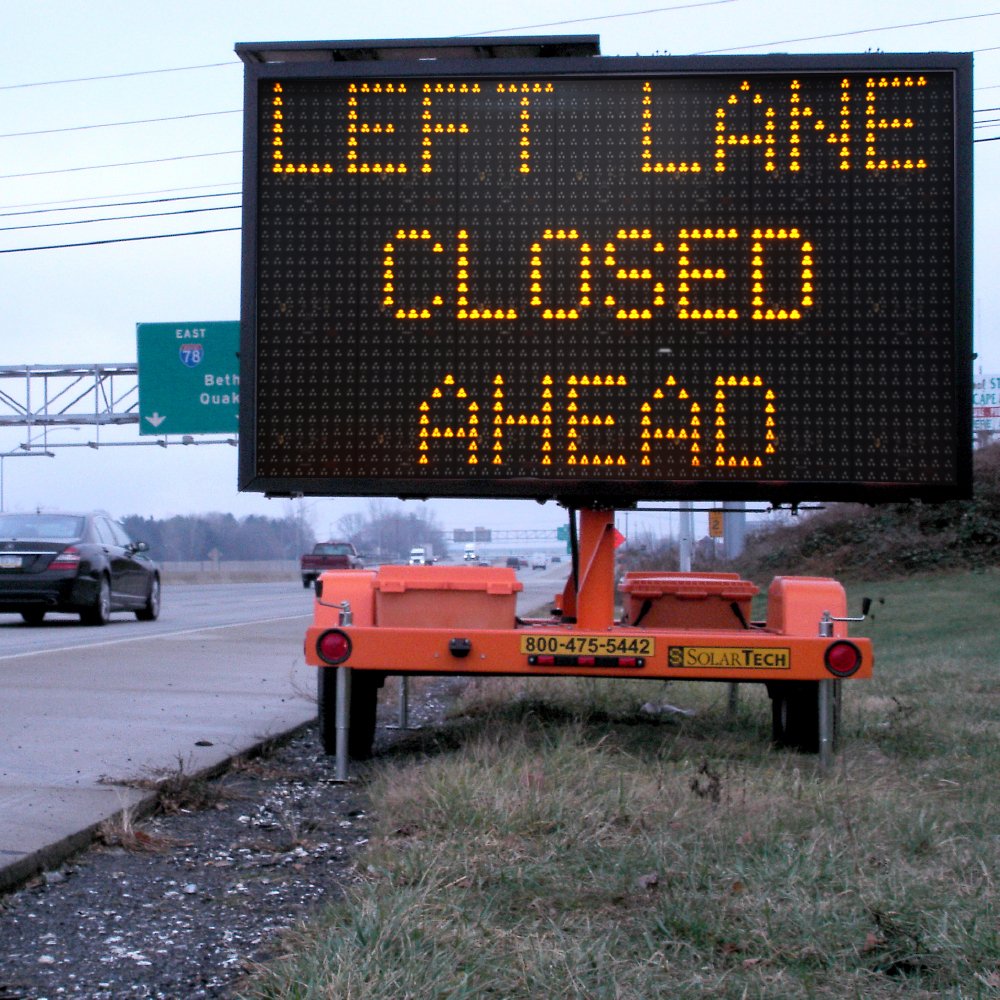 SolarTech Silent Sentinel FullSized LED Message Board