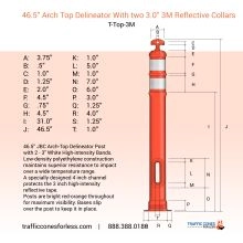 Anchor T-Top 42 inch Delineator - 3