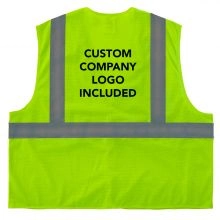 Class 2 Vest Lime - 3