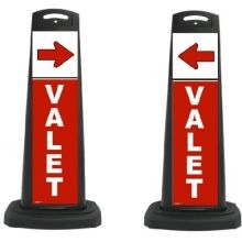 Valet White Text on Red-1