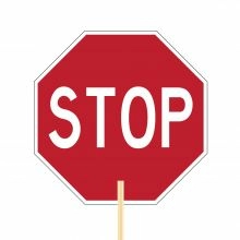 Stop Sign Closeup