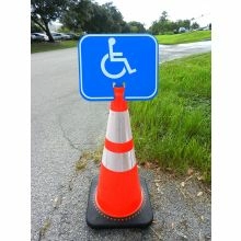 Traffic Cone Sign - HANDICAP