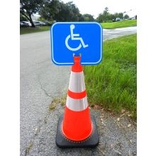 Traffic Cone Sign - HANDICAP