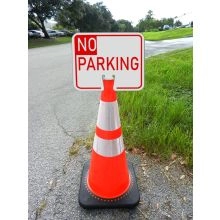 Traffic Cone Sign NO PARKING
