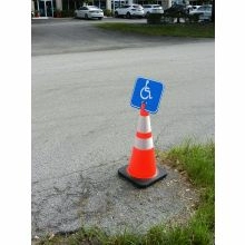 Traffic Cone Sign - HANDICAP 1