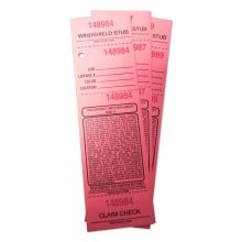 4-Part Valet Ticket - 4