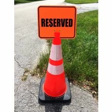 Traffic Cone Sign - 2