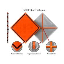 Roll Up Traffic Sign - 1