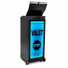 Smart Valet Podium w/ RGB LED Light & Power Station-3