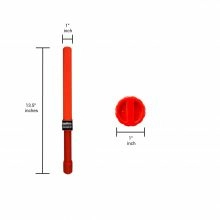 slim safety wand dimensions