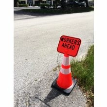 Traffic Cone Sign - 1