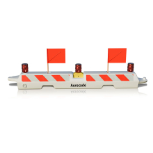 FAA Rated White Aerocade Airport Barricade details