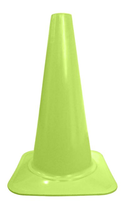 18" Fluorescent Lime Sport Cone