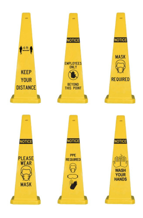 Lamba Safety Cone - Safety Text Options