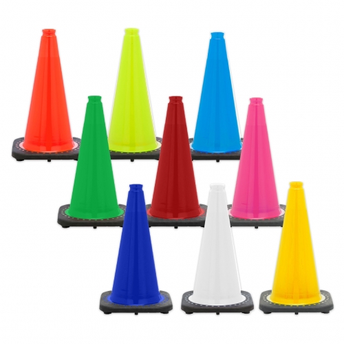 Generic 18 inch Collapsible Traffic Cones, Safety Cones with