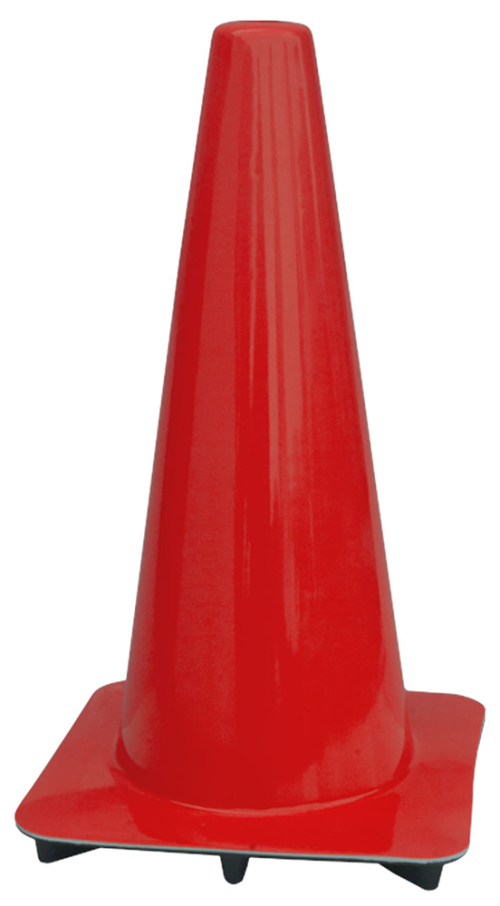 Lakeside 18" Red Traffic Cone, Made in USA