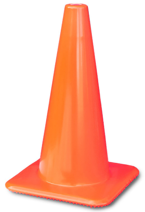 Lakeside 18" Orange Traffic Cone Made in USA