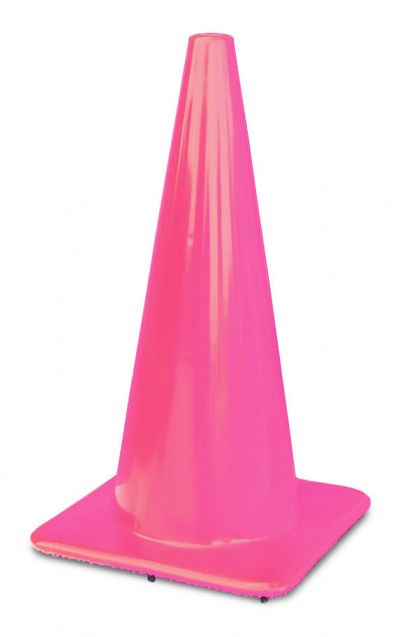 Lakeside 28" 7 lbs Pink Traffic Cone