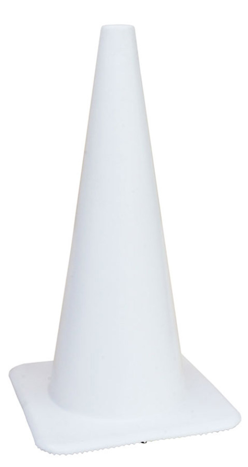 Lakeside 28" 7 lbs White Traffic Cone