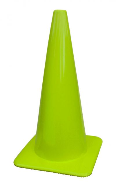 Lakeside 28" 7 lbs Lime-Green Traffic Cone