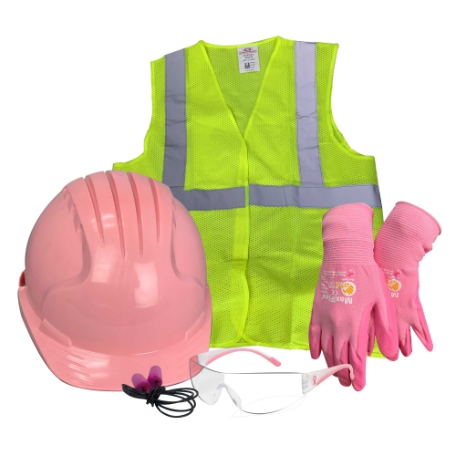 Pink Protective Gear Kit - Traffic Cones For Less