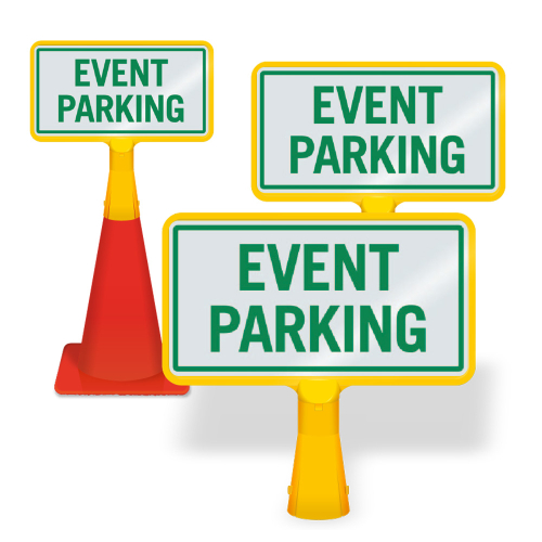 ConeBoss Sign: Event Parking