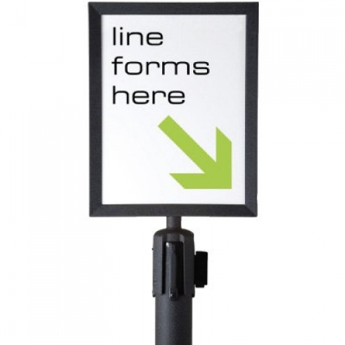 Line Dividers Sign Frame - 8.5"x11"