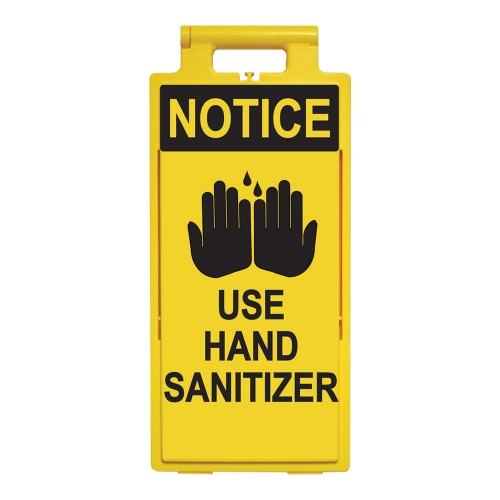 Lamba Floor Stand - Notice Use Hand Sanitizer