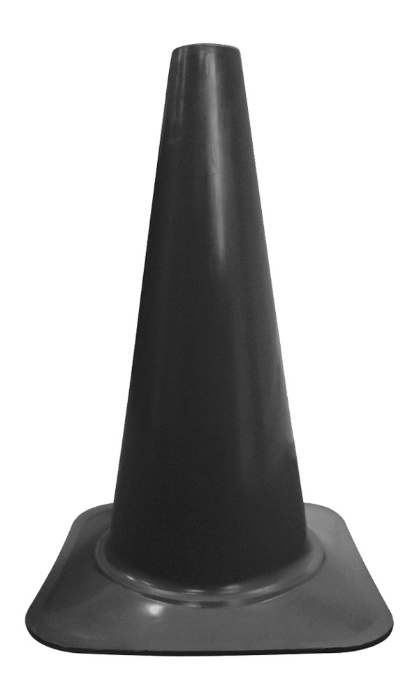 Cortina 18" Black Sport Cone Traffic Cones For Less