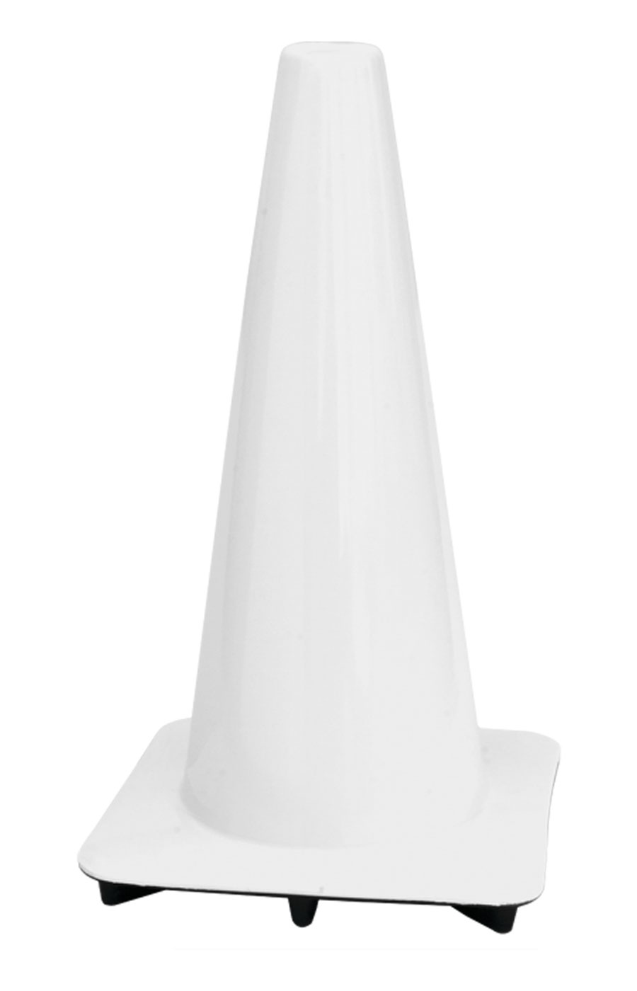 Lakeside 18" White Traffic Cones, Made in USA Traffic Cones For Less