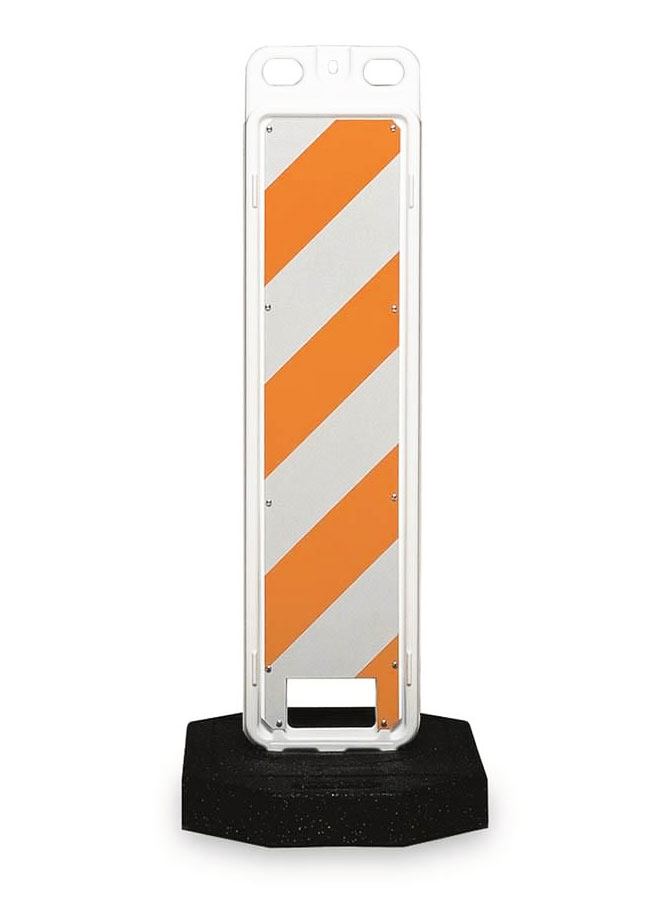 StepNLock Vertical Panel Barricade 8" Wide Traffic Cones For Less