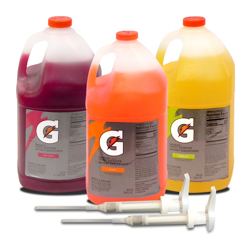Gatorade 1 Gal Liquid Concentrate w/2 Free Pumps