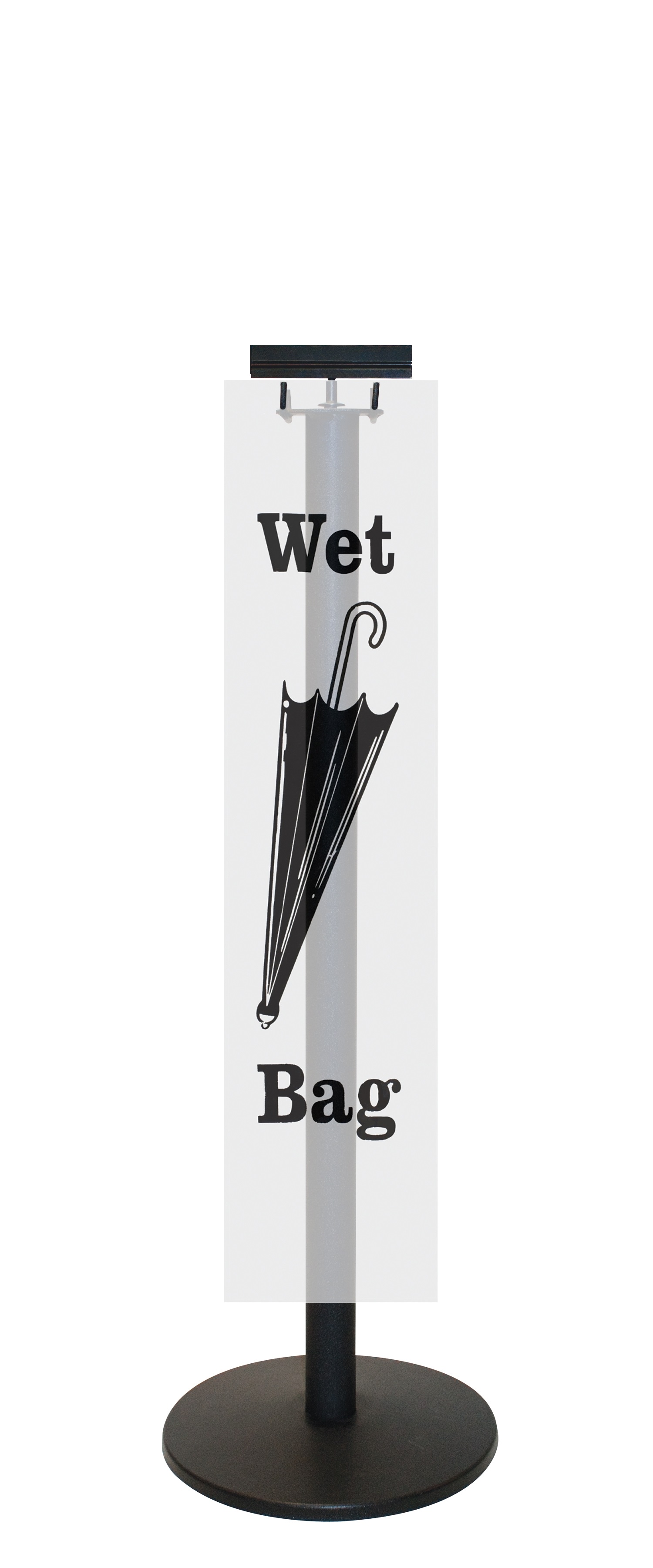 Tensabarrier Umbrella Bag Stand with 200 Bags