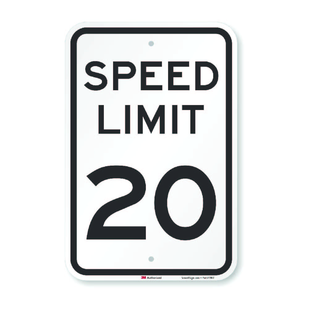 Speed Limit Official Mutcd Traffic Sign Traffic Cones For Less