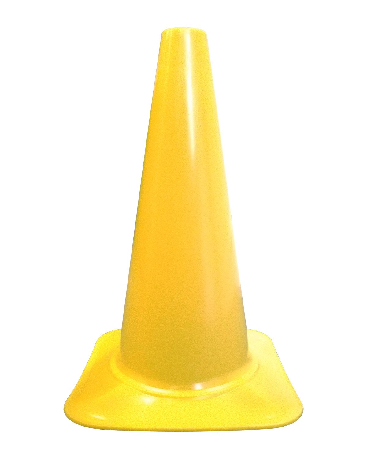 18 Inch Yellow Sport Cone, 2.5 lbs Traffic Cones For Less