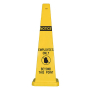 Lamba 36" Safety Cone - Employees Only Beyond This Point