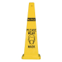 Lamba 36" Safety Cone - Notice Please Wear Mask