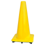 Lakeside 18" Yellow Traffic Cone, Made in USA