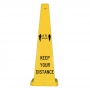 Lamba 36" Safety Cone -  6 Ft Keep Your Distance