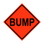 Bump Roll-Up Traffic Sign