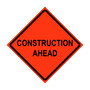 Construction Ahead Roll-Up Traffic Sign